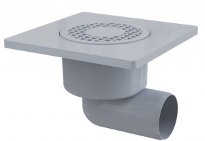 APV3 traps 150/50 horizontāls, pelēka reste