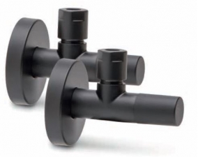 Noslēgvārstu komplekts 1/2x3/8",S53 melns