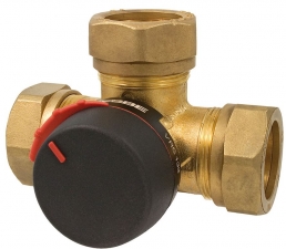 Trīsceļu vārsts VRG133 CPF 22mm, Kvs6