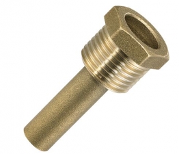 Čaula termometram 1/2",25bar, L=50mm, misiņš