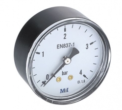 Manometrs D63, 0-4bar, 1/4", CL1.6