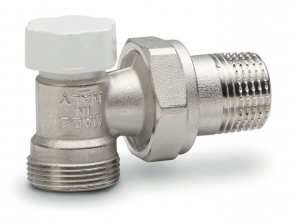Balansventilis radiatoram, leņķa DS132 1/2" M(24x19)