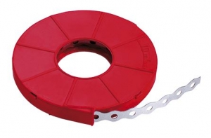 Perforēta lente 17x0.8mm, cinkots tērauds