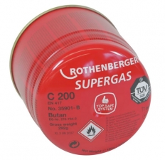 Gāzes balons C200 B, ar drošības