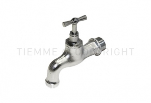 Gala ventilis 3/4" hromēts