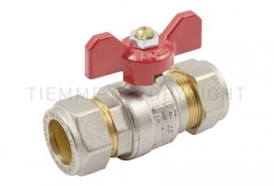 Lodveida ventilis D28 mm, kompresijas pievienojumi