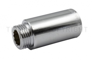 Vītnes pagarinātājs MF1/2"30mm, hromēts