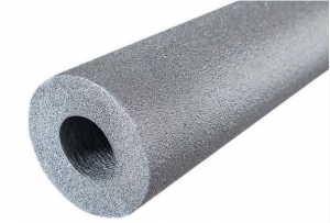 PE izolācija D12x6mm (2m), pelēka