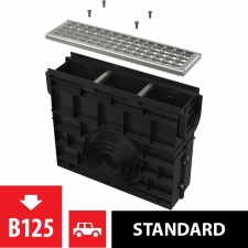 Smilšķērājs drenāžas kanālam AVZ102 ar plastikas