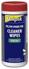 Unipak tīrīšanas salvetes PE/PP/PVDF/PB caurulēm (100gb)