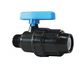 PP Lodveida vārsts D63x2"M, PN10