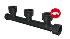 Kolektors ar 3 izvadiem 1"F