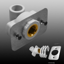 PPR līkums montāžai ģipškartonā 20x1/2"F