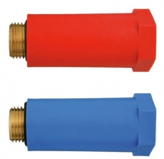 Montāžas korķis 1/2", sarkans, misiņa vītne